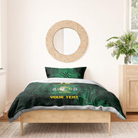 Personalised Tonga Liahona High School 76th Anniversary Bedding Set Special Kupesi Pattern LT9 - Polynesian Pride