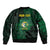 Personalised Tonga Liahona High School 76th Anniversary Bomber Jacket Special Kupesi Pattern