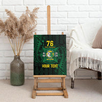 Personalised Tonga Liahona High School 76th Anniversary Canvas Wall Art Special Kupesi Pattern LT9 - Polynesian Pride