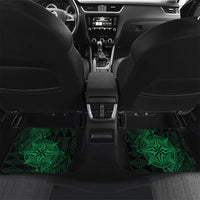 Personalised Tonga Liahona High School 76th Anniversary Car Mats Special Kupesi Pattern LT9 Set 2pcs - Back Green - Polynesian Pride