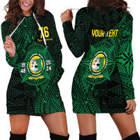 Personalised Tonga Liahona High School 76th Anniversary Hoodie Dress Special Kupesi Pattern LT9 - Polynesian Pride