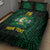 Personalised Tonga Liahona High School 76th Anniversary Quilt Bed Set Special Kupesi Pattern