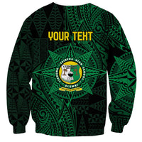 Personalised Tonga Liahona High School 76th Anniversary Sweatshirt Special Kupesi Pattern LT9 - Polynesian Pride
