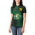 Personalised Tonga Liahona High School 76th Anniversary Women Polo Shirt Special Kupesi Pattern