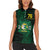 Personalised Tonga Liahona High School 76th Anniversary Women Sleeveless Polo Shirt Special Kupesi Pattern