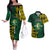 Personalised Tonga Liahona High School Couples Matching Off The Shoulder Long Sleeve Dress and Hawaiian Shirt Since 1948 Special Kupesi Pattern