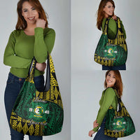 Personalised Tonga Liahona High School Grocery Bag Since 1948 Special Kupesi Pattern LT9 - Polynesian Pride