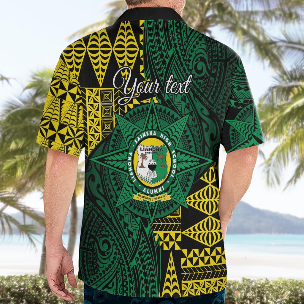 Personalised Tonga Liahona High School Hawaiian Shirt Since 1948 Special Kupesi Pattern LT9 - Polynesian Pride