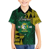 Personalised Tonga Liahona High School Hawaiian Shirt Since 1948 Special Kupesi Pattern LT9 - Polynesian Pride