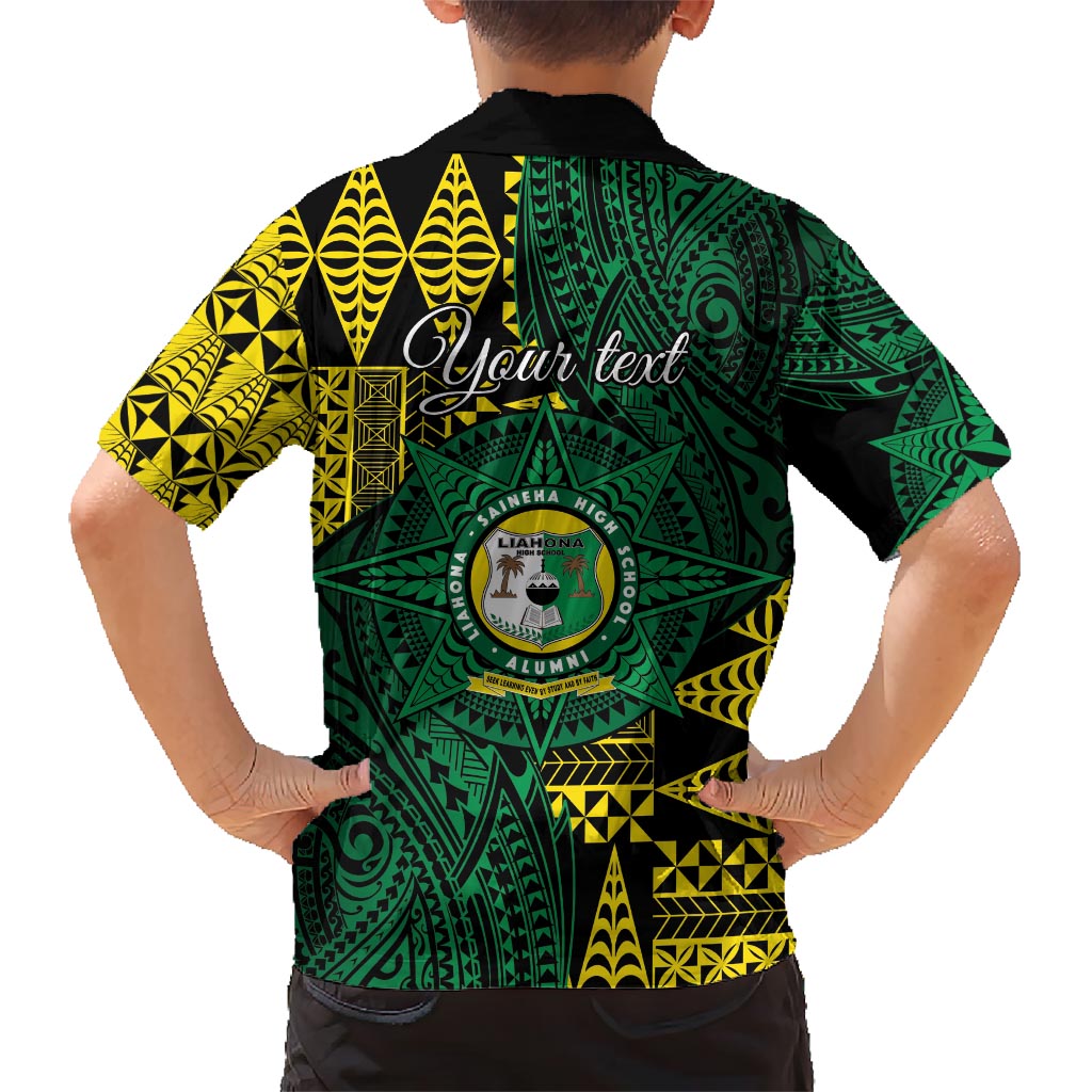 Personalised Tonga Liahona High School Hawaiian Shirt Since 1948 Special Kupesi Pattern LT9 - Polynesian Pride