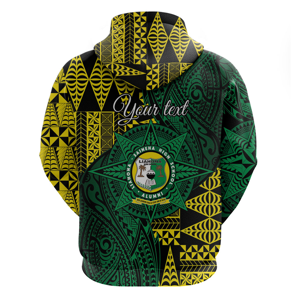 Personalised Tonga Liahona High School Hoodie Since 1948 Special Kupesi Pattern