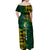 Personalised Tonga Liahona High School Off Shoulder Maxi Dress Since 1948 Special Kupesi Pattern