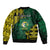 Personalised Tonga Liahona High School Sleeve Zip Bomber Jacket Since 1948 Special Kupesi Pattern