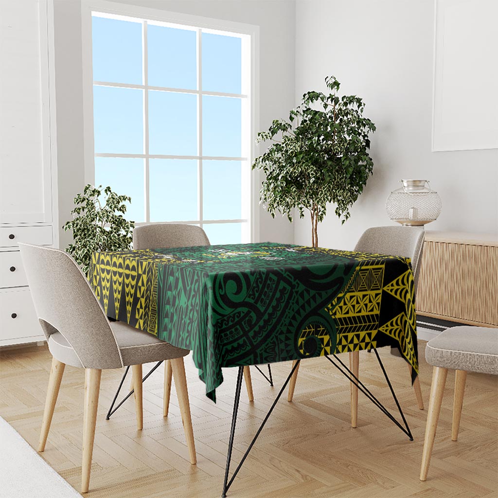 Personalised Tonga Liahona High School Tablecloth Since 1948 Special Kupesi Pattern LT9 - Polynesian Pride