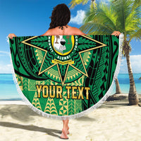Personalised Tonga Saineha High School Beach Blanket Since 1978 Special Kupesi Pattern LT9 - Polynesian Pride