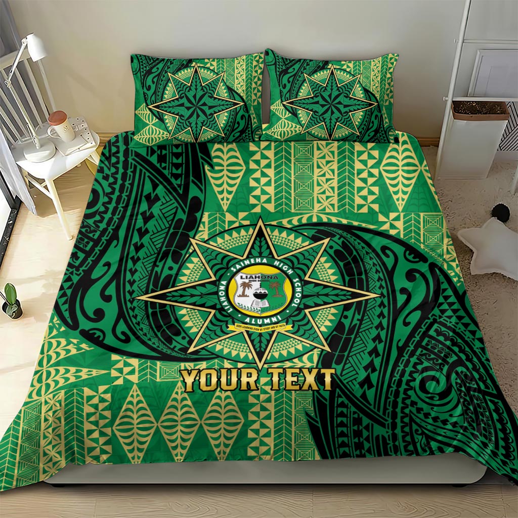 Personalised Tonga Saineha High School Bedding Set Since 1978 Special Kupesi Pattern LT9 - Polynesian Pride