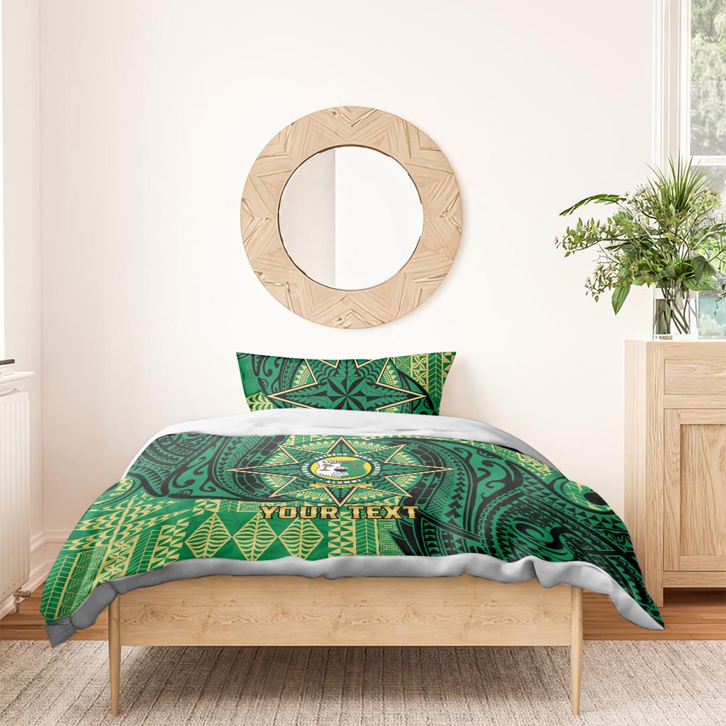 Personalised Tonga Saineha High School Bedding Set Since 1978 Special Kupesi Pattern LT9 - Polynesian Pride