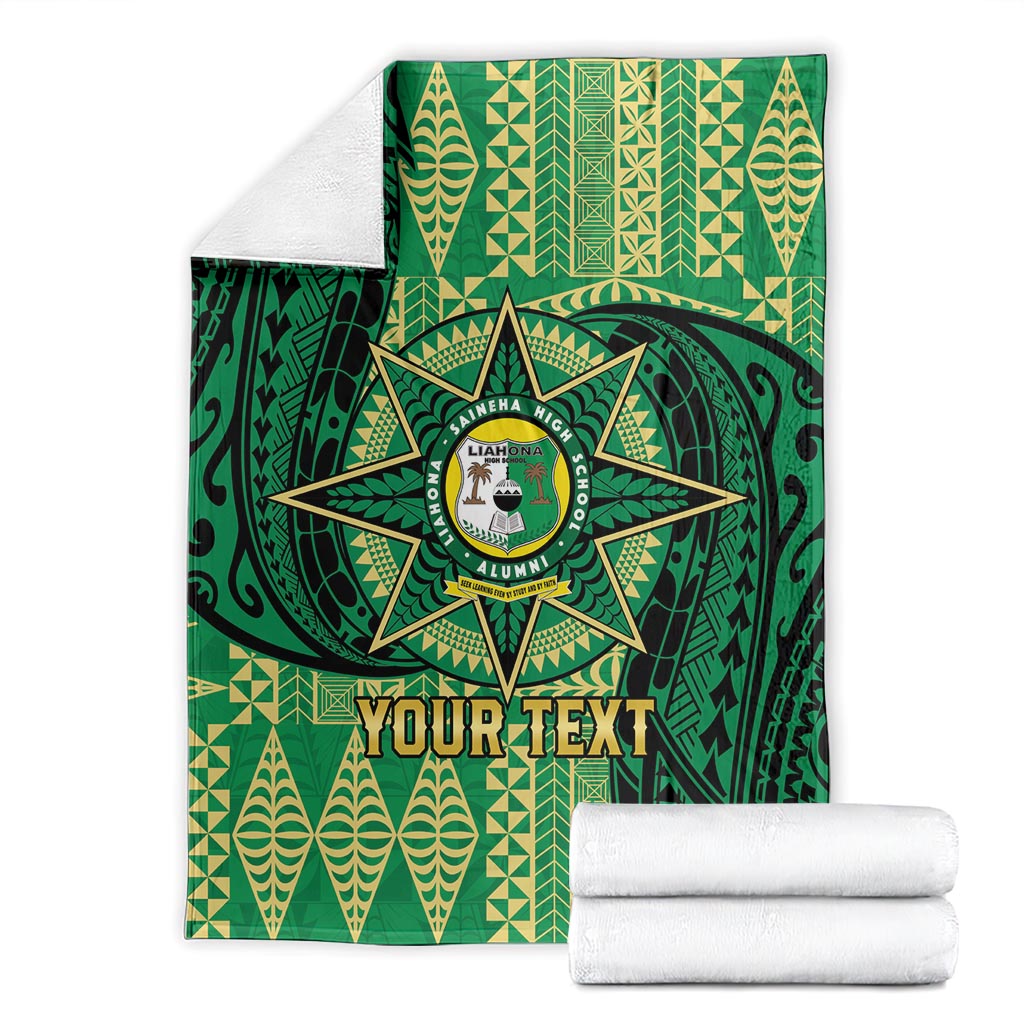 Personalised Tonga Saineha High School Blanket Since 1978 Special Kupesi Pattern LT9 - Polynesian Pride