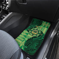 Personalised Tonga Saineha High School Car Mats Since 1978 Special Kupesi Pattern LT9 - Polynesian Pride