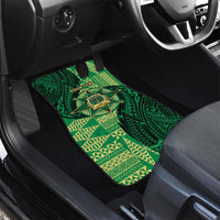 Personalised Tonga Saineha High School Car Mats Since 1978 Special Kupesi Pattern LT9 - Polynesian Pride