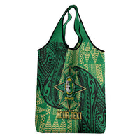 Personalised Tonga Saineha High School Grocery Bag Since 1978 Special Kupesi Pattern LT9 - Polynesian Pride