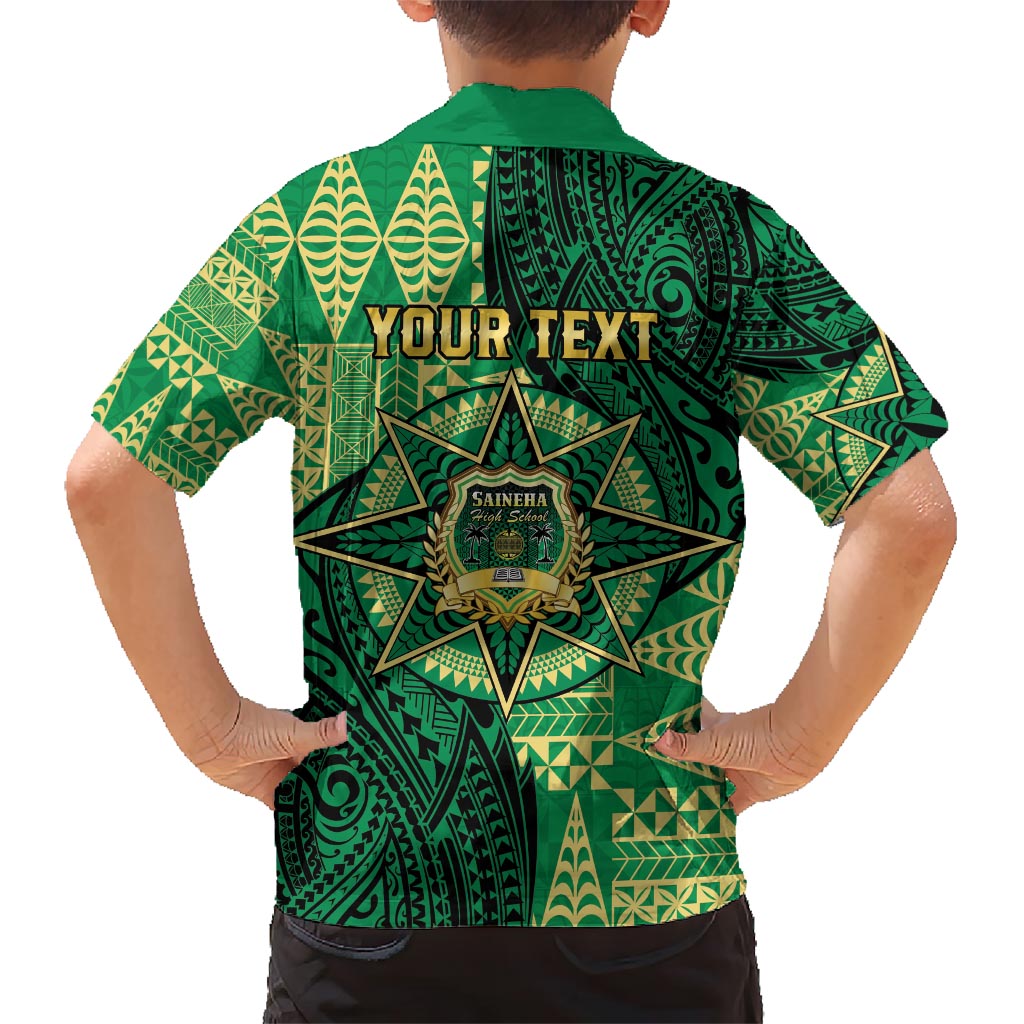 Personalised Tonga Saineha High School Hawaiian Shirt Since 1978 Special Kupesi Pattern LT9 - Polynesian Pride
