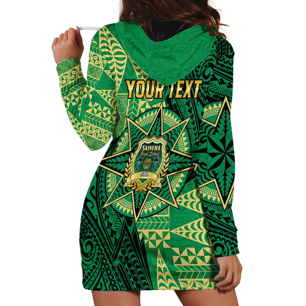 Personalised Tonga Saineha High School Hoodie Dress Since 1978 Special Kupesi Pattern LT9 - Polynesian Pride