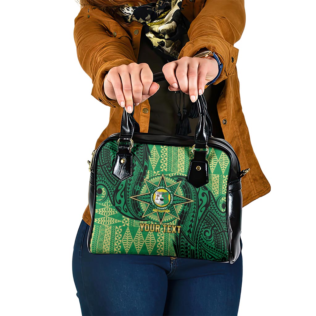 Personalised Tonga Saineha High School Shoulder Handbag Since 1978 Special Kupesi Pattern