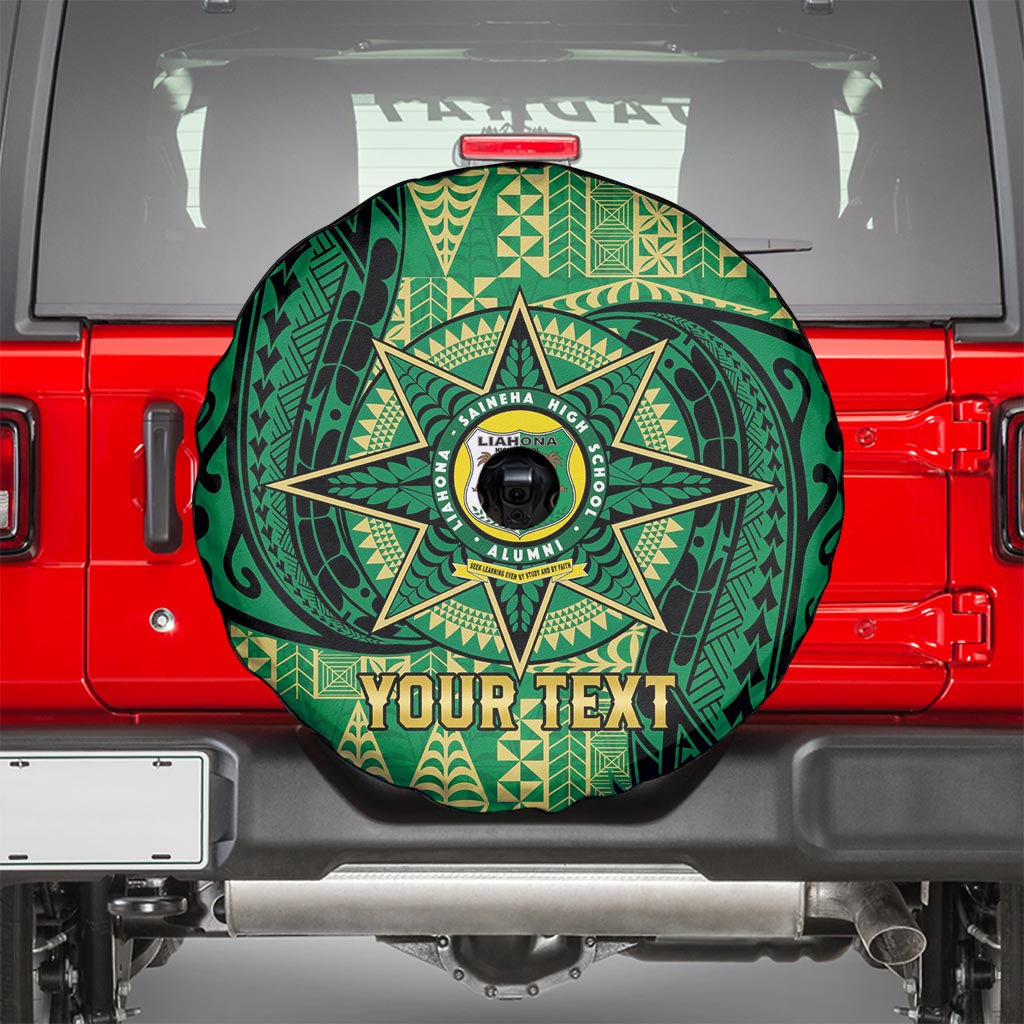 Personalised Tonga Saineha High School Spare Tire Cover Since 1978 Special Kupesi Pattern