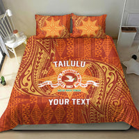 Personalised Tonga Tailulu College Bedding Set Since 1967 Special Kupesi Pattern Version 1 LT9 - Polynesian Pride