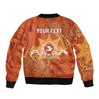 Personalised Tonga Tailulu College Bomber Jacket Since 1967 Special Kupesi Pattern Version 1 LT9 - Polynesian Pride