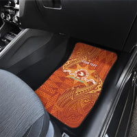Personalised Tonga Tailulu College Car Mats Since 1967 Special Kupesi Pattern Version 1 LT9 - Polynesian Pride