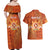 Personalised Tonga Tailulu College Couples Matching Off Shoulder Maxi Dress and Hawaiian Shirt Since 1967 Special Kupesi Pattern Version 1