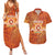 Personalised Tonga Tailulu College Couples Matching Summer Maxi Dress and Hawaiian Shirt Since 1967 Special Kupesi Pattern Version 1