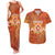 Personalised Tonga Tailulu College Couples Matching Tank Maxi Dress and Hawaiian Shirt Since 1967 Special Kupesi Pattern Version 1