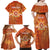 Personalised Tonga Tailulu College Family Matching Off Shoulder Maxi Dress and Hawaiian Shirt Since 1967 Special Kupesi Pattern Version 1