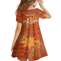 Personalised Tonga Tailulu College Family Matching Puletasi and Hawaiian Shirt Since 1967 Special Kupesi Pattern Version 1 LT9 - Polynesian Pride