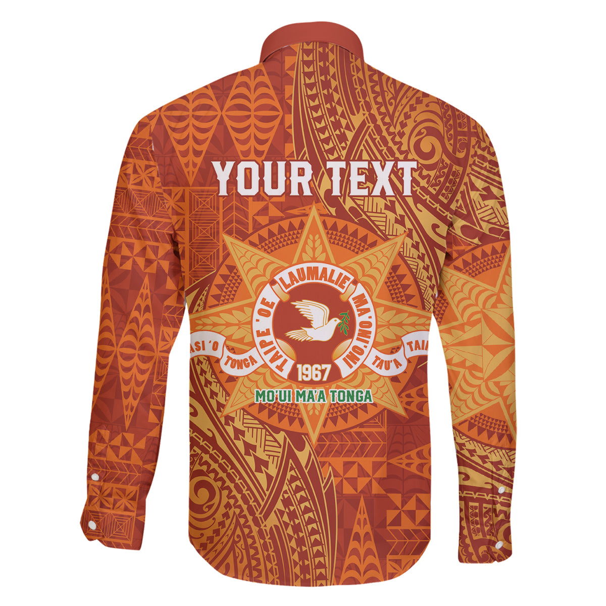Personalised Tonga Tailulu College Family Matching Puletasi and Hawaiian Shirt Since 1967 Special Kupesi Pattern Version 1 LT9 - Polynesian Pride