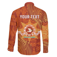 Personalised Tonga Tailulu College Family Matching Puletasi and Hawaiian Shirt Since 1967 Special Kupesi Pattern Version 1 LT9 - Polynesian Pride