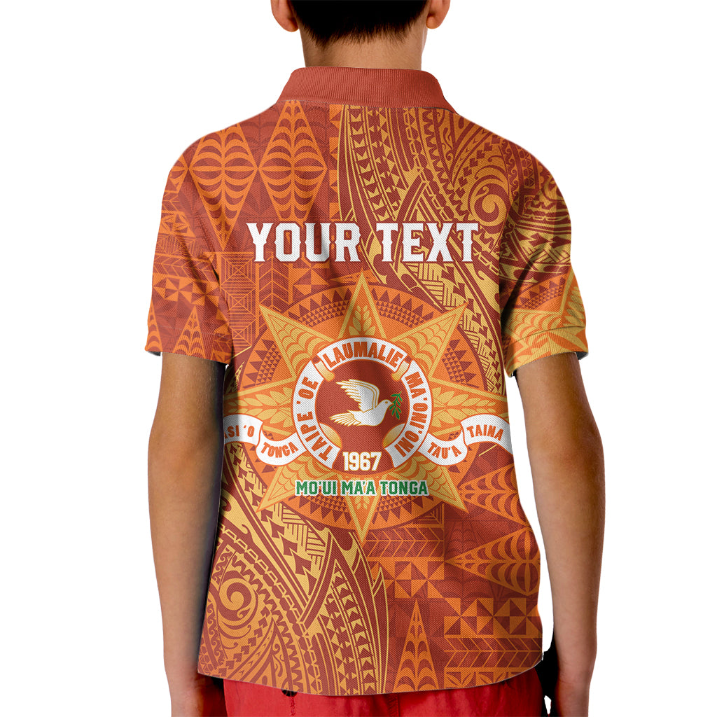 Personalised Tonga Tailulu College Kid Polo Shirt Since 1967 Special Kupesi Pattern Version 1