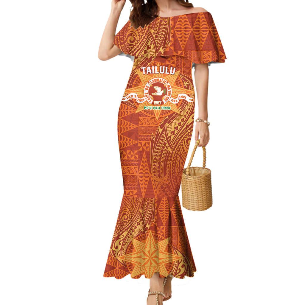 Personalised Tonga Tailulu College Mermaid Dress Since 1967 Special Kupesi Pattern Version 1