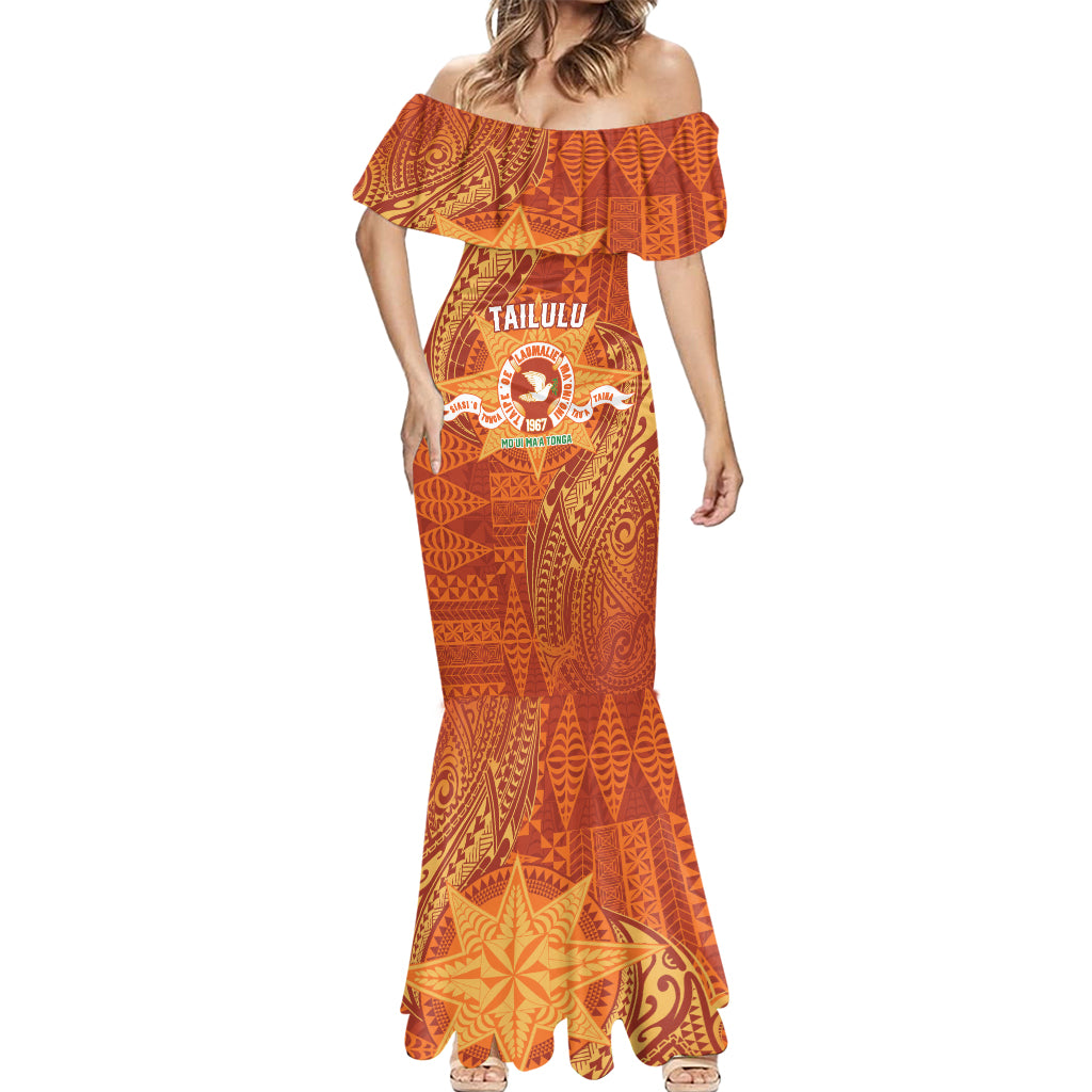 Personalised Tonga Tailulu College Mermaid Dress Since 1967 Special Kupesi Pattern Version 1