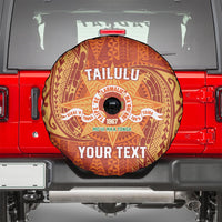 Personalised Tonga Tailulu College Spare Tire Cover Since 1967 Special Kupesi Pattern Version 1 LT9 - Polynesian Pride