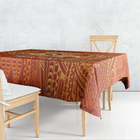 Personalised Tonga Tailulu College Tablecloth Since 1967 Special Kupesi Pattern Version 1 LT9 - Polynesian Pride
