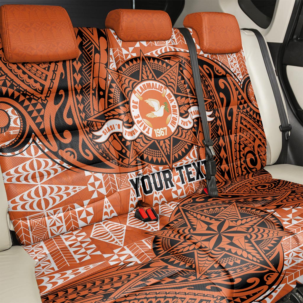 Personalised Tonga Tailulu College Back Car Seat Cover Since 1967 Special Kupesi Pattern Version 2
