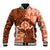 Personalised Tonga Tailulu College Baseball Jacket Since 1967 Special Kupesi Pattern Version 2