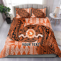 Personalised Tonga Tailulu College Bedding Set Since 1967 Special Kupesi Pattern Version 2 LT9 - Polynesian Pride