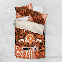 Personalised Tonga Tailulu College Bedding Set Since 1967 Special Kupesi Pattern Version 2 LT9 US Twin 172cm x 218cm Black - Polynesian Pride