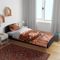 Personalised Tonga Tailulu College Bedding Set Since 1967 Special Kupesi Pattern Version 2 LT9 - Polynesian Pride
