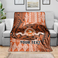 Personalised Tonga Tailulu College Blanket Since 1967 Special Kupesi Pattern Version 2 LT9 - Polynesian Pride